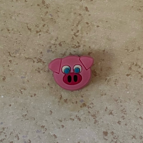 CROCS Other - 5/$15 CROCS jibbitz shoe charm Pink Pig Face
